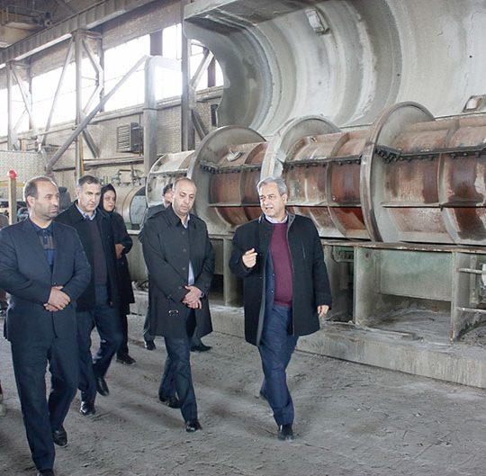 گزارش تصویری/بازدید سرپرست بانک ملت در آذربایجان شرقی از گروه صنعتی پارس ساختار